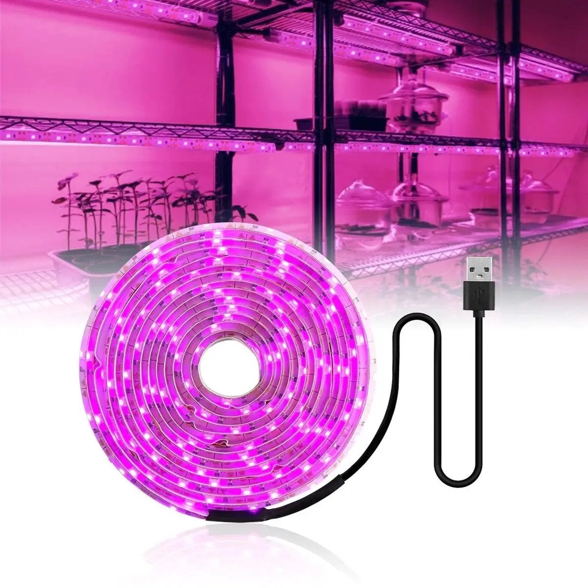 Specilights LED Groeilamp 100cm Full Spectrum USB IP65, R2V, Kweeklamp, Info@return2value.com, R2V