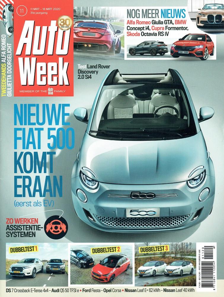 Autoweek 2020 nr. 11 (o.a. Audi Q5 & DS 7 Crossback), Verzenden, Gelezen, Algemeen