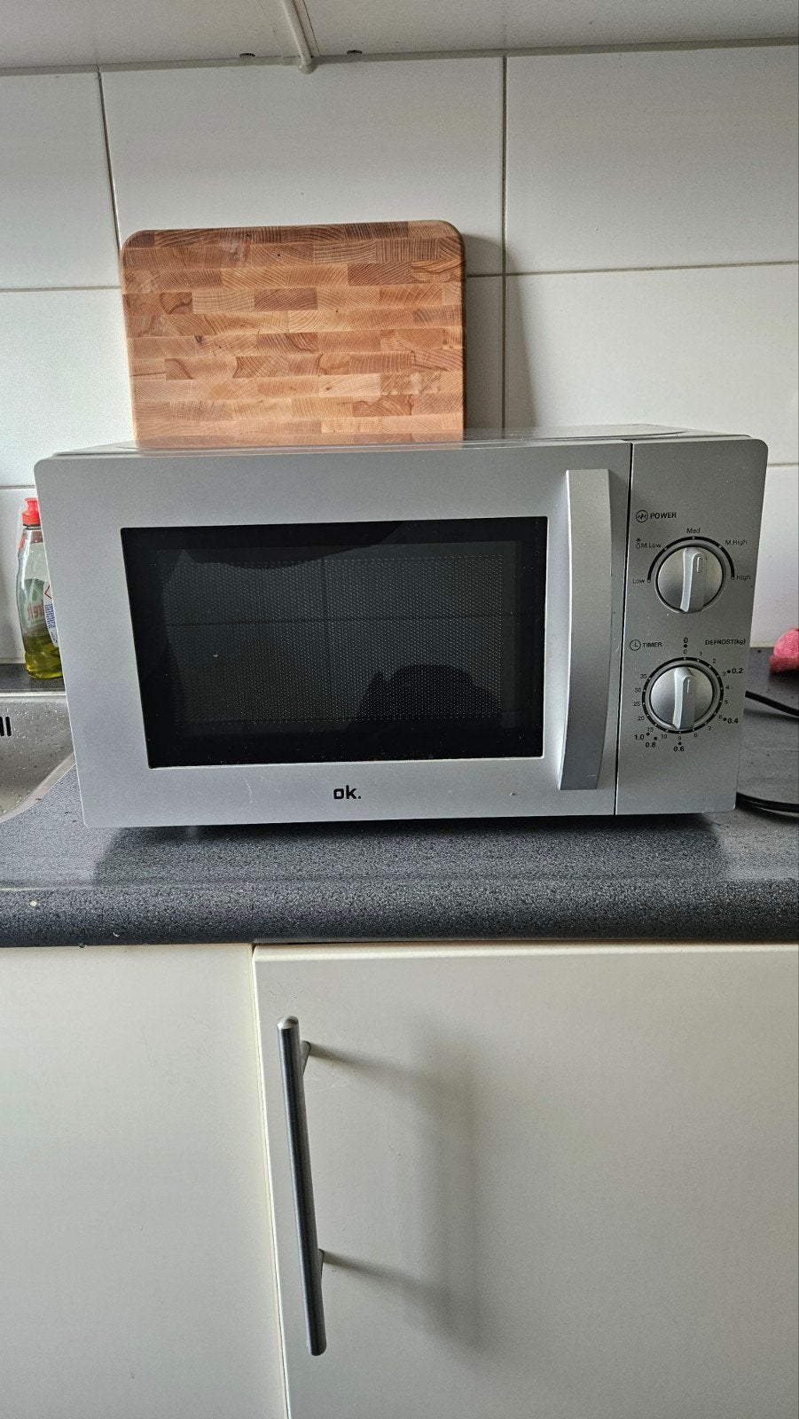 OK. Magnetron - Compact en Gebruiksvriendelijk, Ophalen, Minder dan 45 cm, Draaiplateau, Vrijstaand
