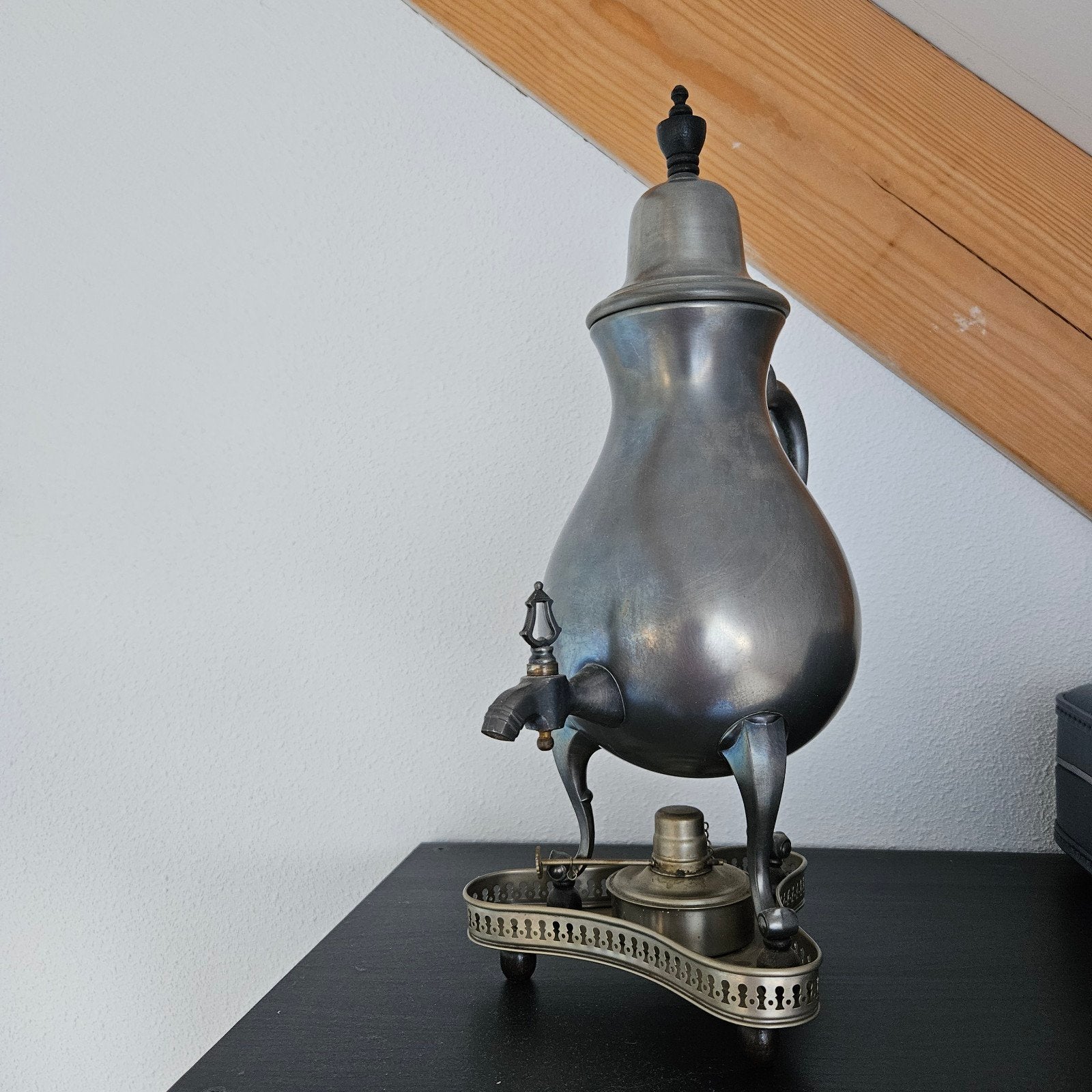 Antieke koffie- of theepercolator, Merk Kurz uit Tiel, Ophalen of Verzenden