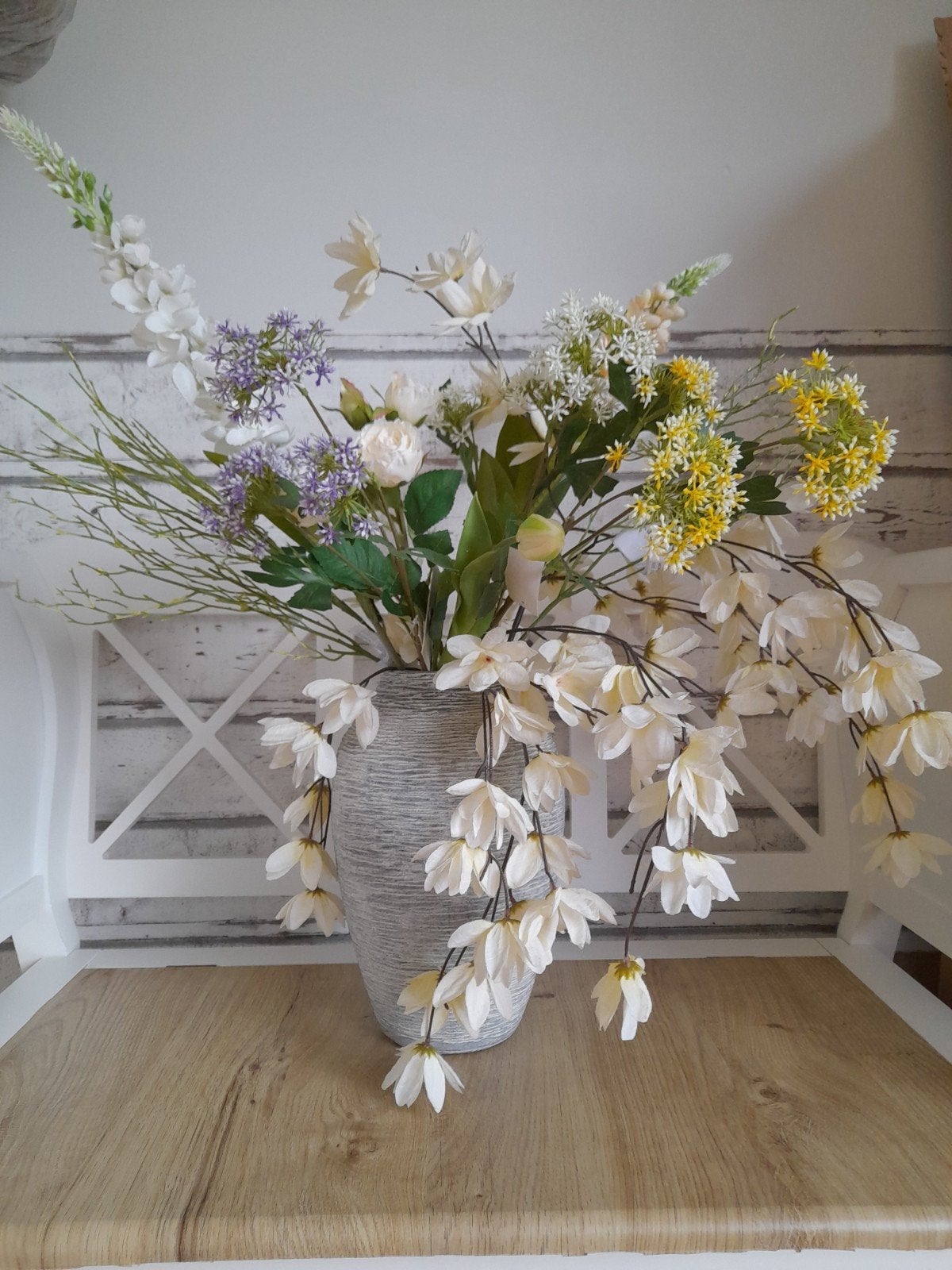 boeket kunstbloemen gemengd, Verzenden, Binnen