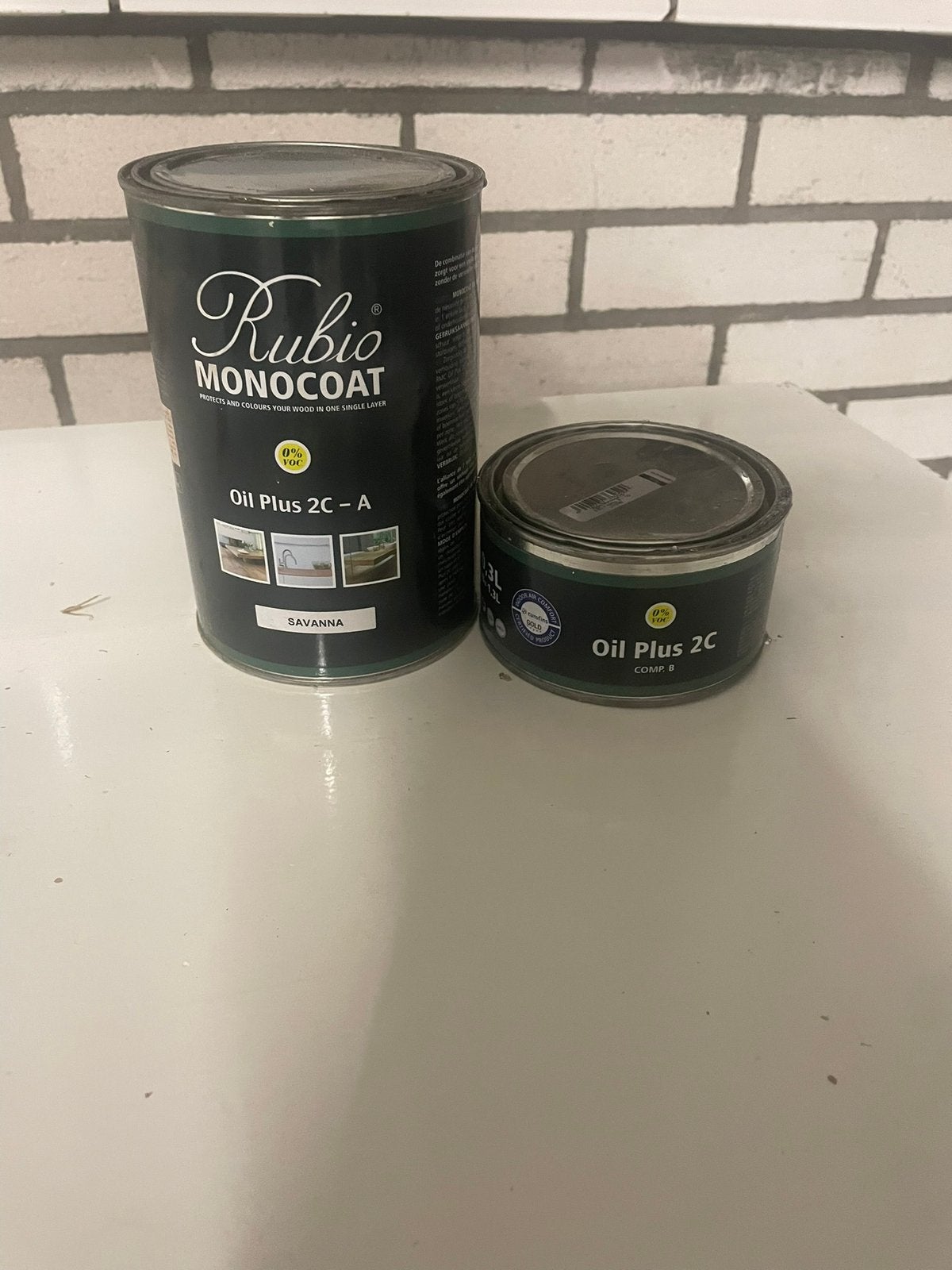 Rubio monocoat, Ophalen, Zo goed als nieuw, Wit, Beits
