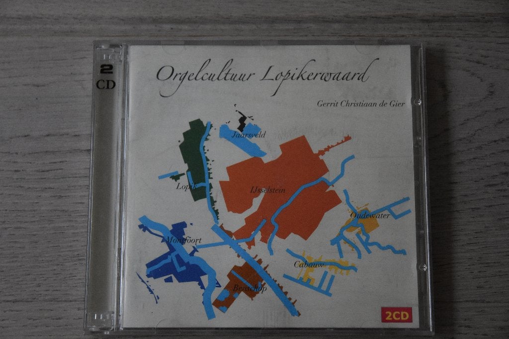 2 Cd Gerrit Christiaan de Gier Orgelcultuur Lopikerwaard, Ophalen of Verzenden, Zo goed als nieuw, Overige typen