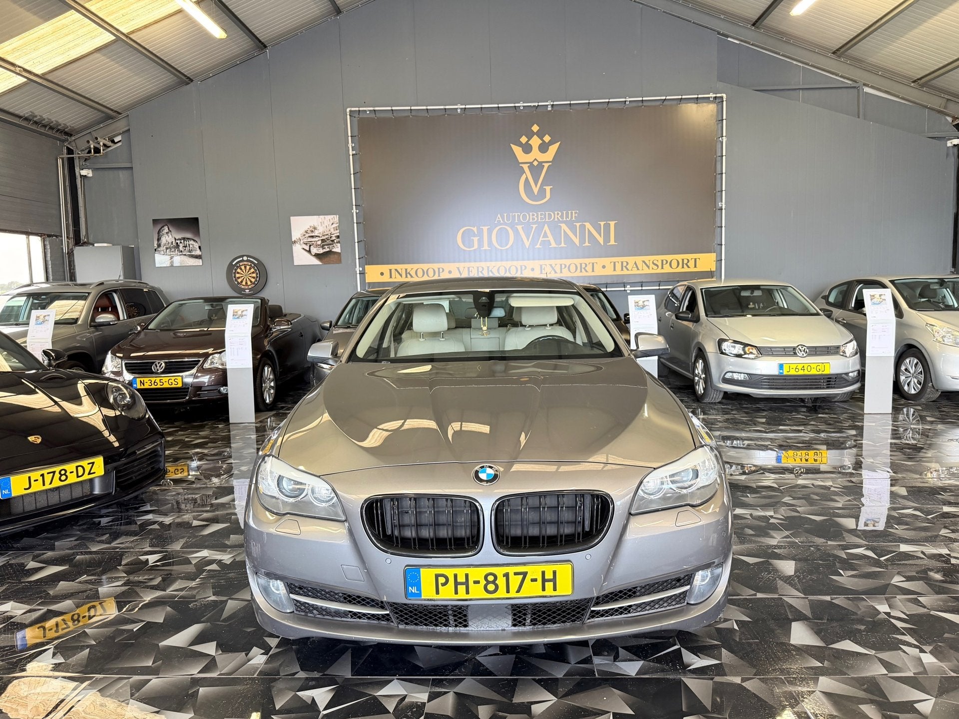 BMW 5-serie 520d High Executive inruil mogelijk, Achterwielaandrijving, 4 cilinders, 2000 kg, Leder