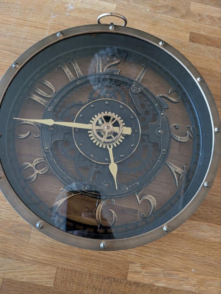 Klok 26 cm, Ophalen of Verzenden, Nieuw, Wandklok