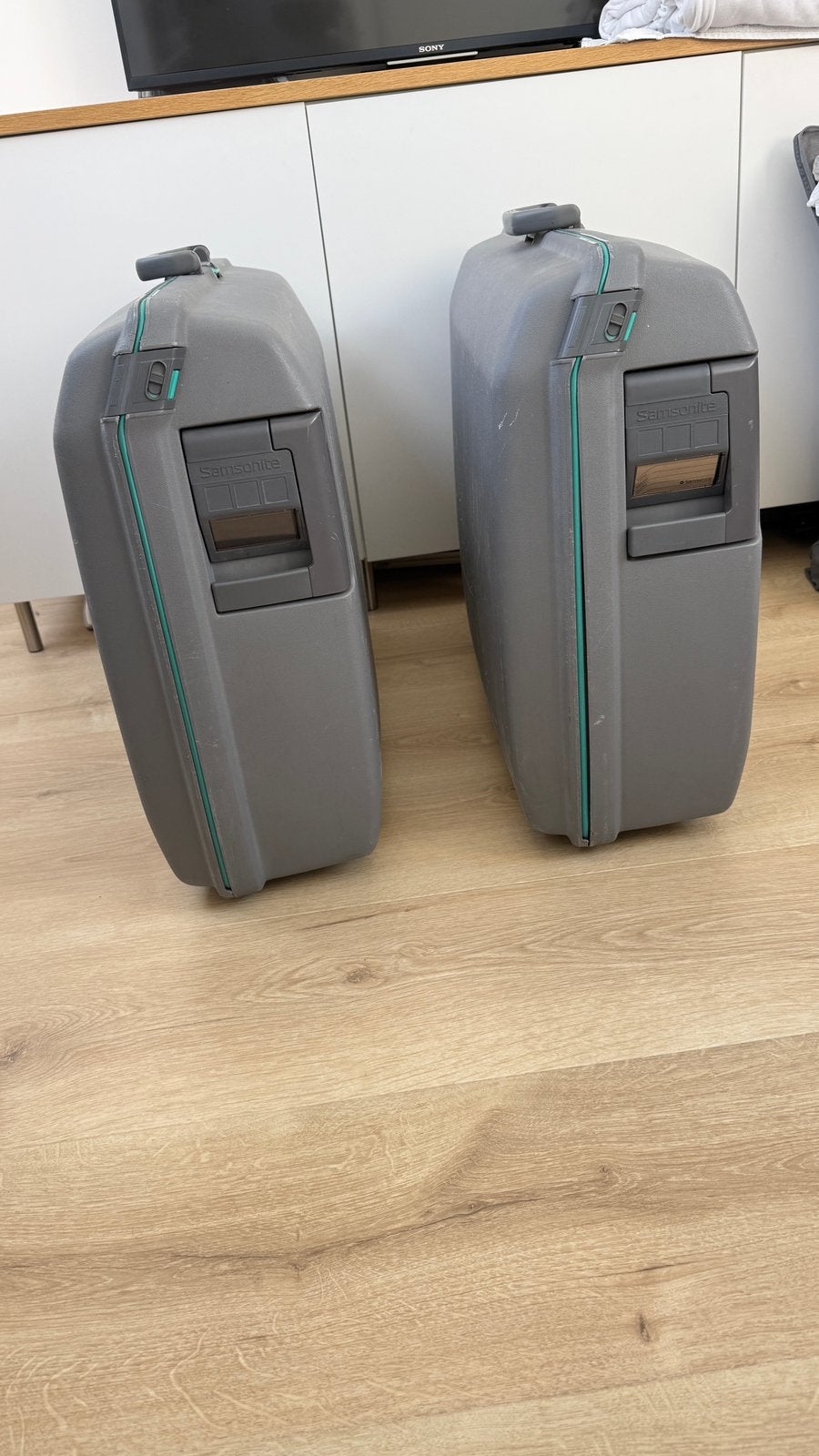 Samsonite hardkunsstof koffer, Sieraden, Tassen en Uiterlijk, Ophalen, Gebruikt, Hard kunststof, Slot