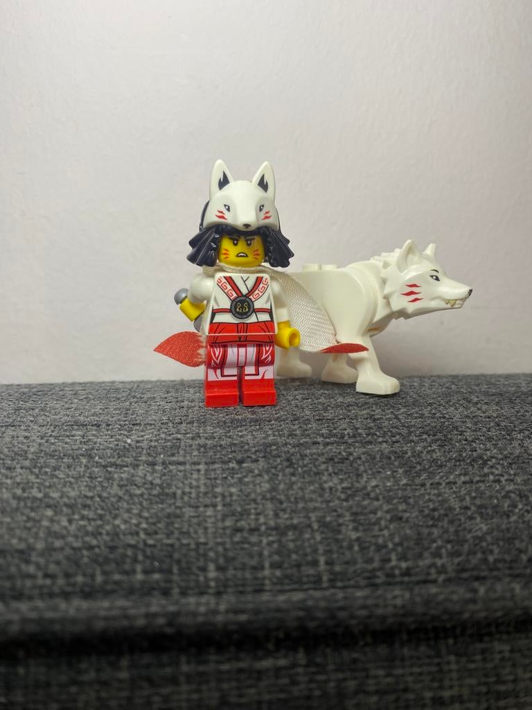 Lego Ninjago Akita minifiguur met wolf vorm - Zeldzaam, Verzenden, Zo goed als nieuw, Overige merken
