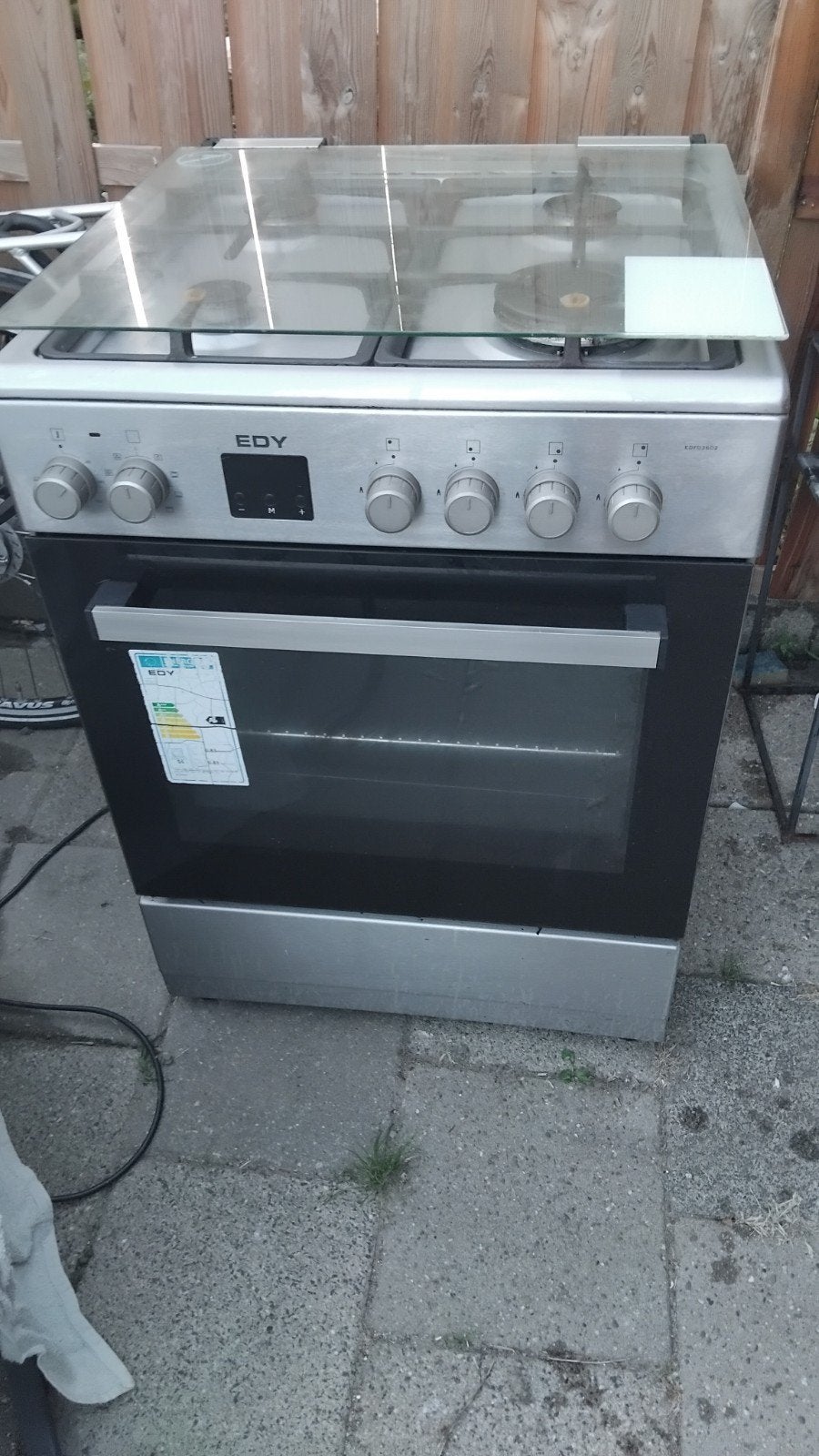 Gasfornuis met oven, Witgoed en Apparatuur, Fornuizen, Ophalen, Gebruikt, 4 kookzones, Gas