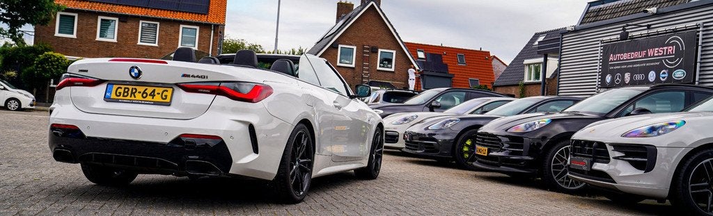 BMW 4-serie Cabrio M440i xDrive High Executive | Laser LED |, Auto's, BMW, Automaat, 4-Serie, 4 stoelen, Wit