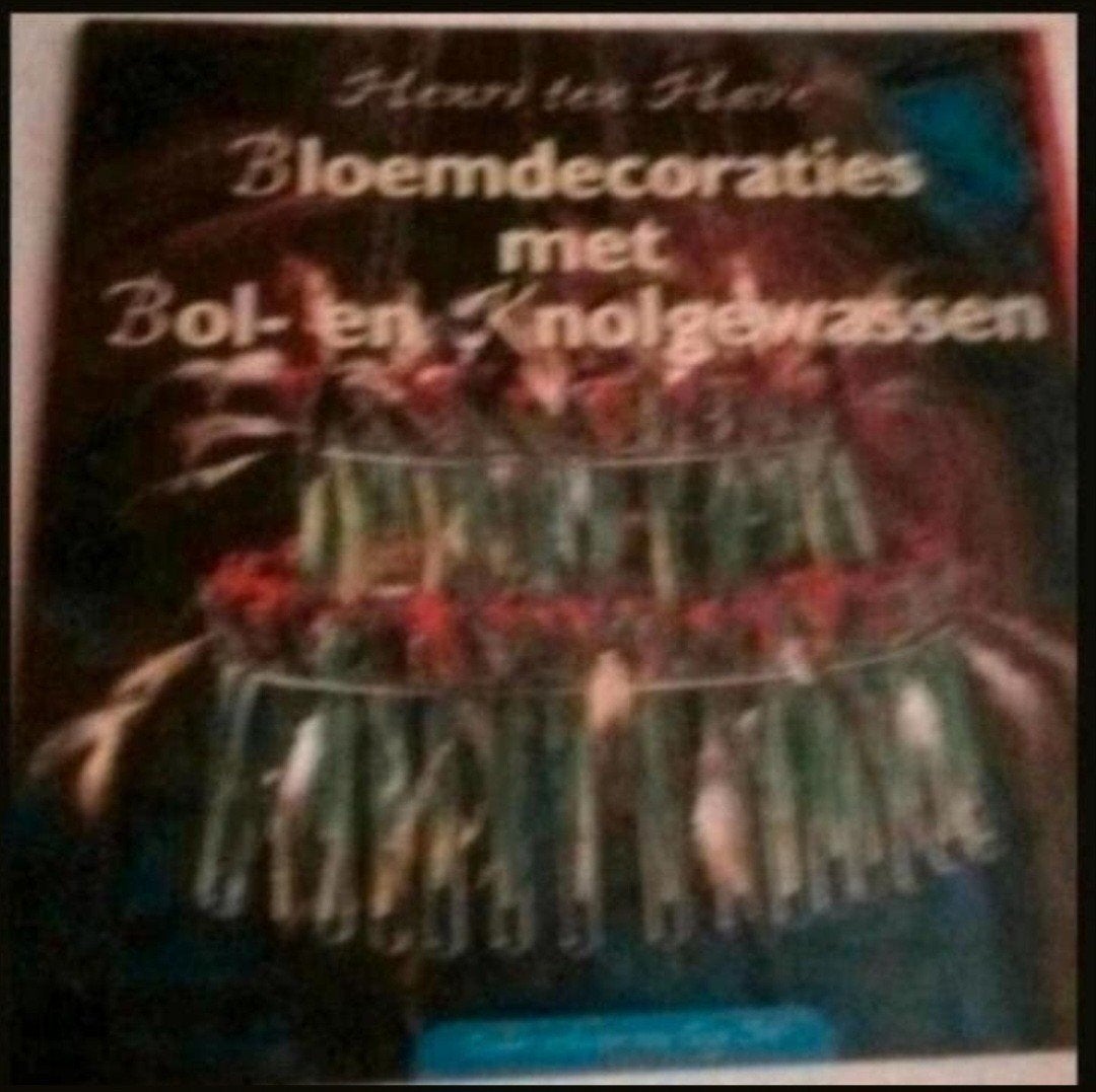 Bloemdecoraties met Bol- en Knolgewassen - Henri ten Hoeve, Ophalen of Verzenden, Zo goed als nieuw, Henri ten Hoeve, Bloemschikken, Groendecoratie