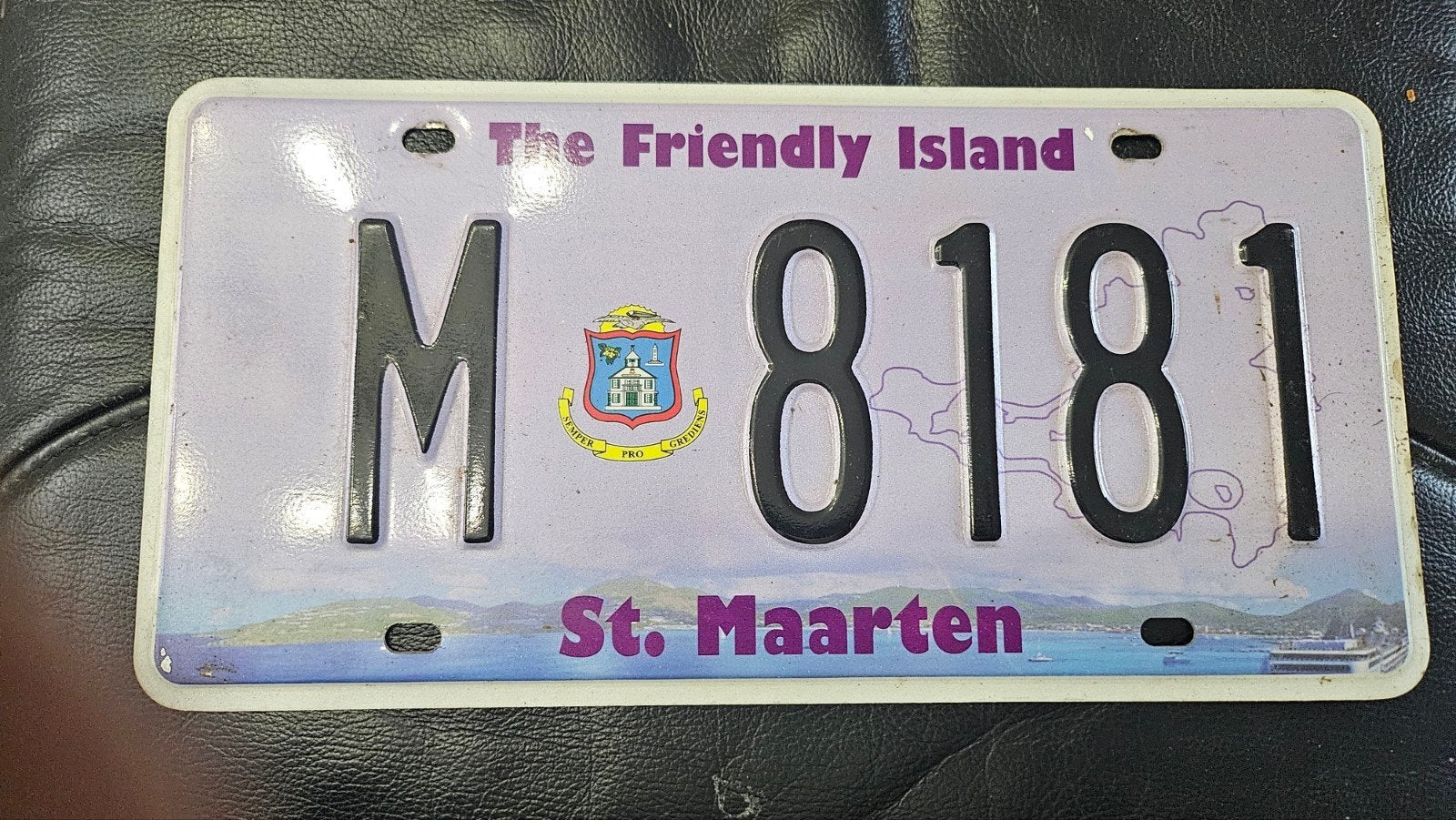 nummerplaat kentekenplaat St.Maarten, Verzamelen, Ophalen, Gebruikt, Auto's