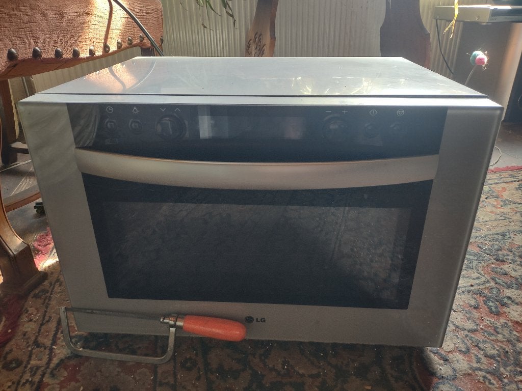 LG oven met magnetronfunctie (inbouw; ook los te gebruiken), Minder dan 45 cm, Ophalen of Verzenden, Oven met grill, Inbouw