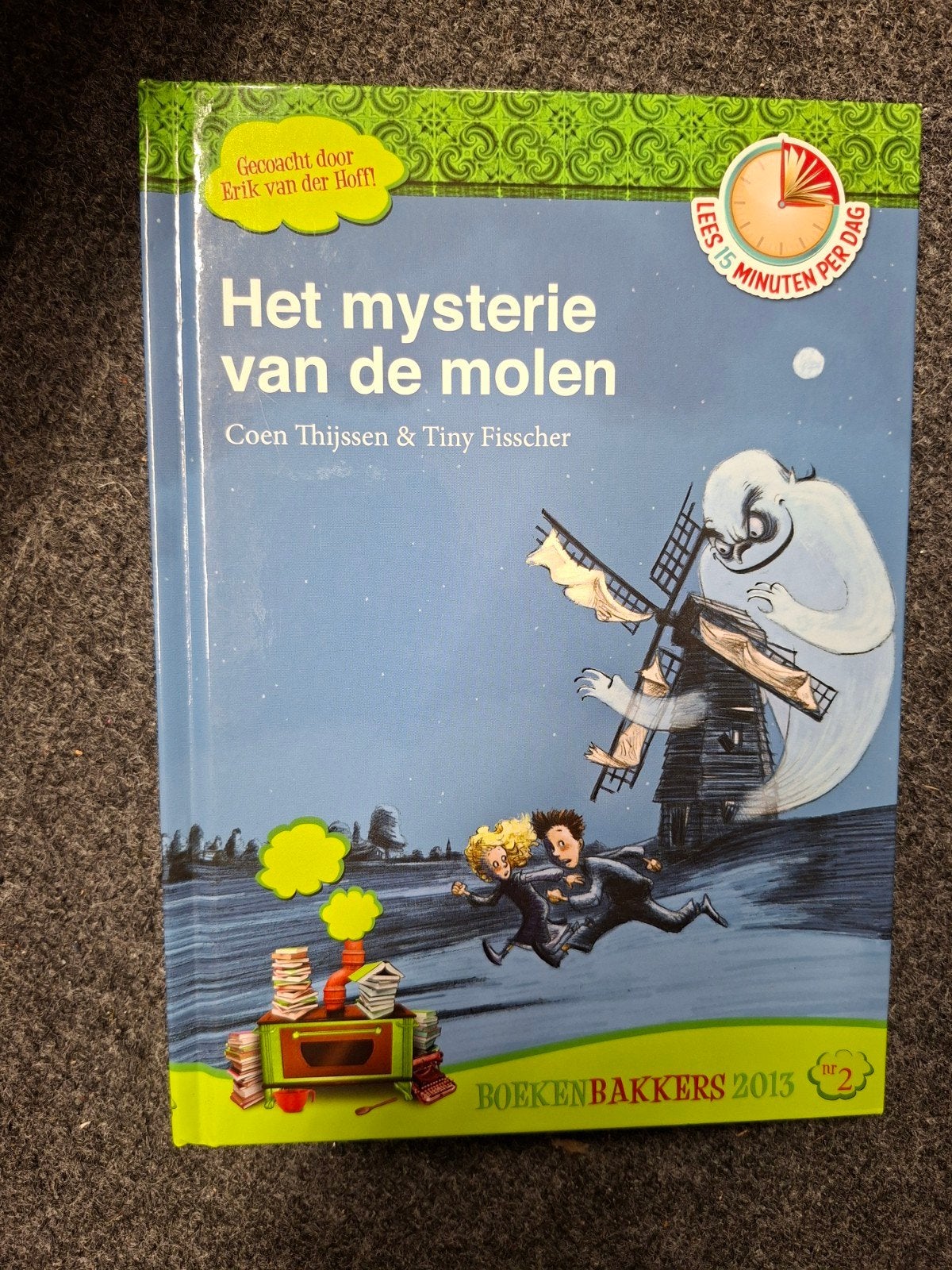 Koen Thijssen - Het mysterie van de molen, Boeken, Fictie algemeen, Ophalen of Verzenden, Zo goed als nieuw, Koen Thijssen; Tiny Fisscher