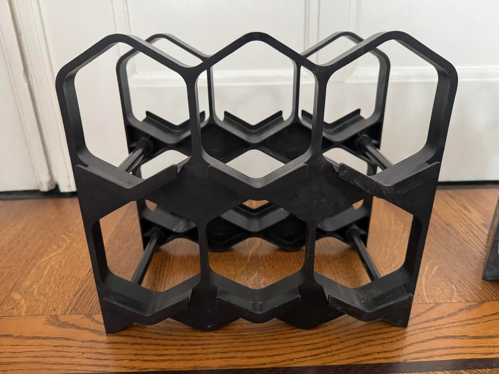 Modulair Wijnrek - AJ Industri, Made in Denmark, Kunststof, Gebruikt, Ophalen of Verzenden, Minder dan 5 flessen