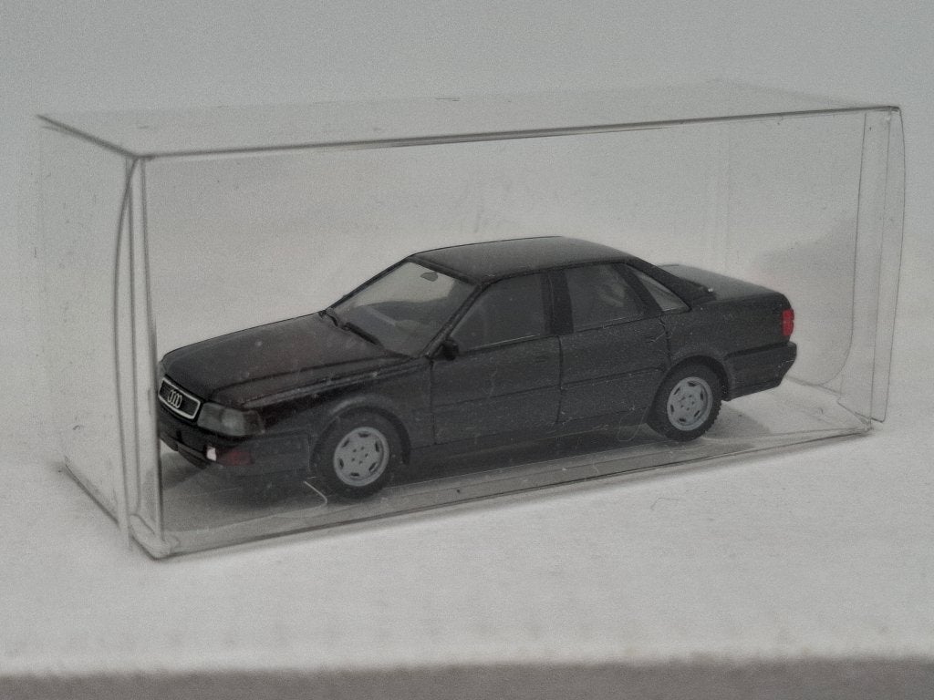 Audi V8 (zwart) - Herpa 1/87, Verzenden, Zo goed als nieuw, Auto, Wiking