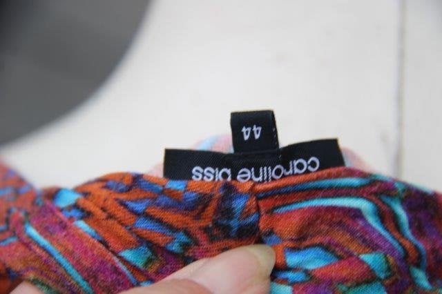 Tuniek oranje/ blauw/ lila Caroline Biss mt 44 Vaste prijs A, Blauw, Maat 42/44 (L), Ophalen of Verzenden, Zo goed als nieuw