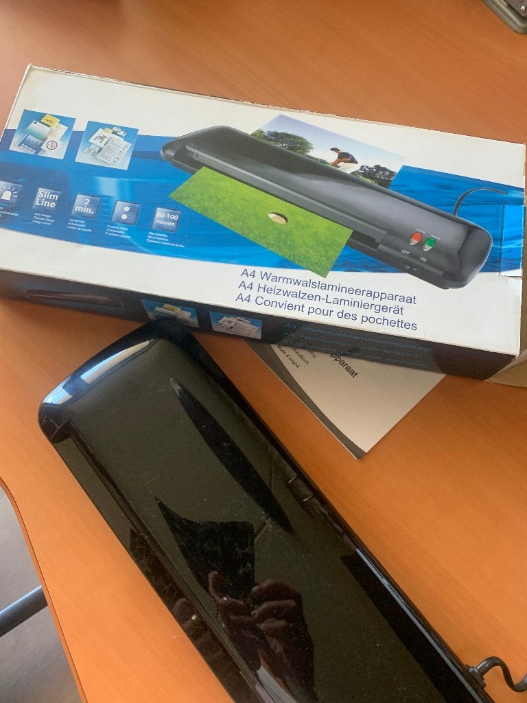 Lamineerapparaat, Diversen, Bureau-accessoires, Ophalen, Zo goed als nieuw