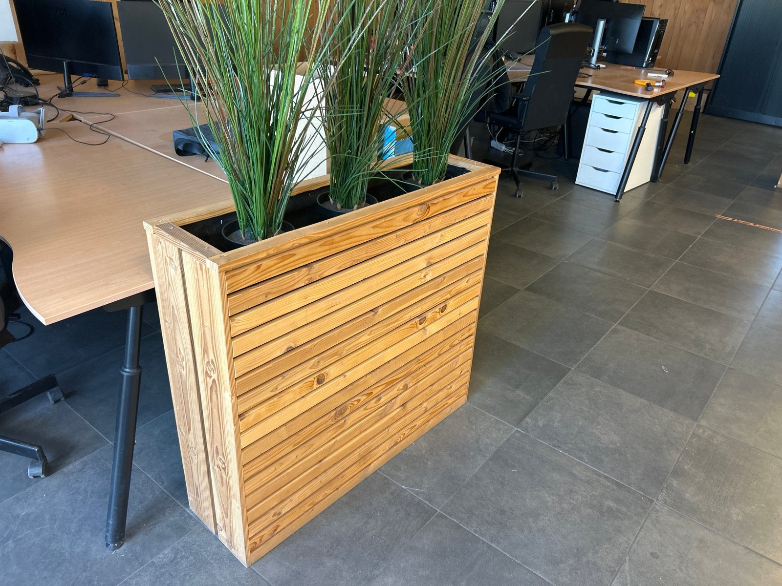 Houten plantenbak Hillhout, Tuin en Terras, Ophalen, Zo goed als nieuw, Binnen, 60 tot 100 cm