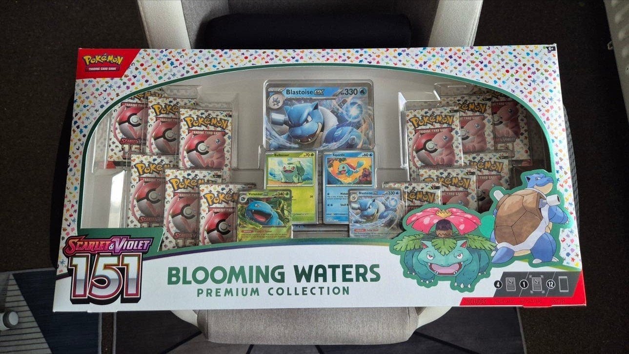 Pokémon 151 Blooming Waters Premium Collection, Ophalen of Verzenden, Nieuw, Overige typen