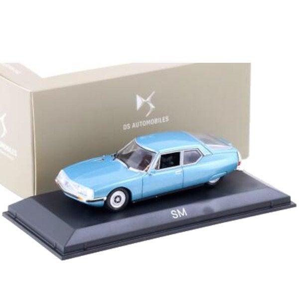 Citroen SM Platinum 1970 Blauw Schaal 1/43 Norev Nieuw, Auto, Norev, Ophalen of Verzenden, Norev
