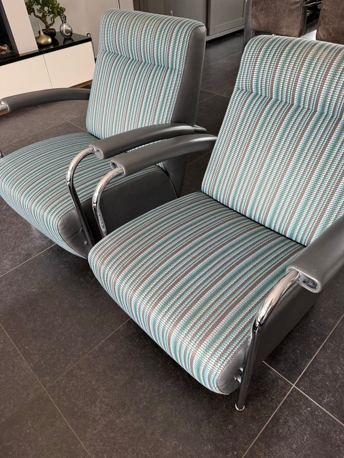 Leolux fauteuil, Huis en Inrichting, Ophalen, Minder dan 75 cm, Leer, Zo goed als nieuw