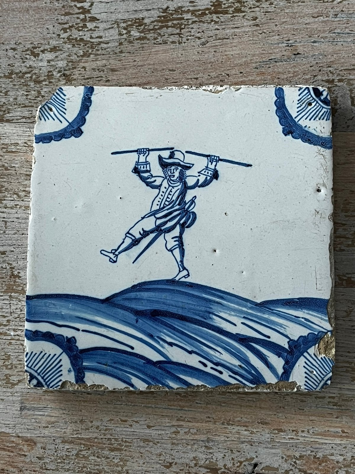 Tegel supermooi, Antiek en Kunst, Antiek | Wandborden en Tegels, Ophalen of Verzenden
