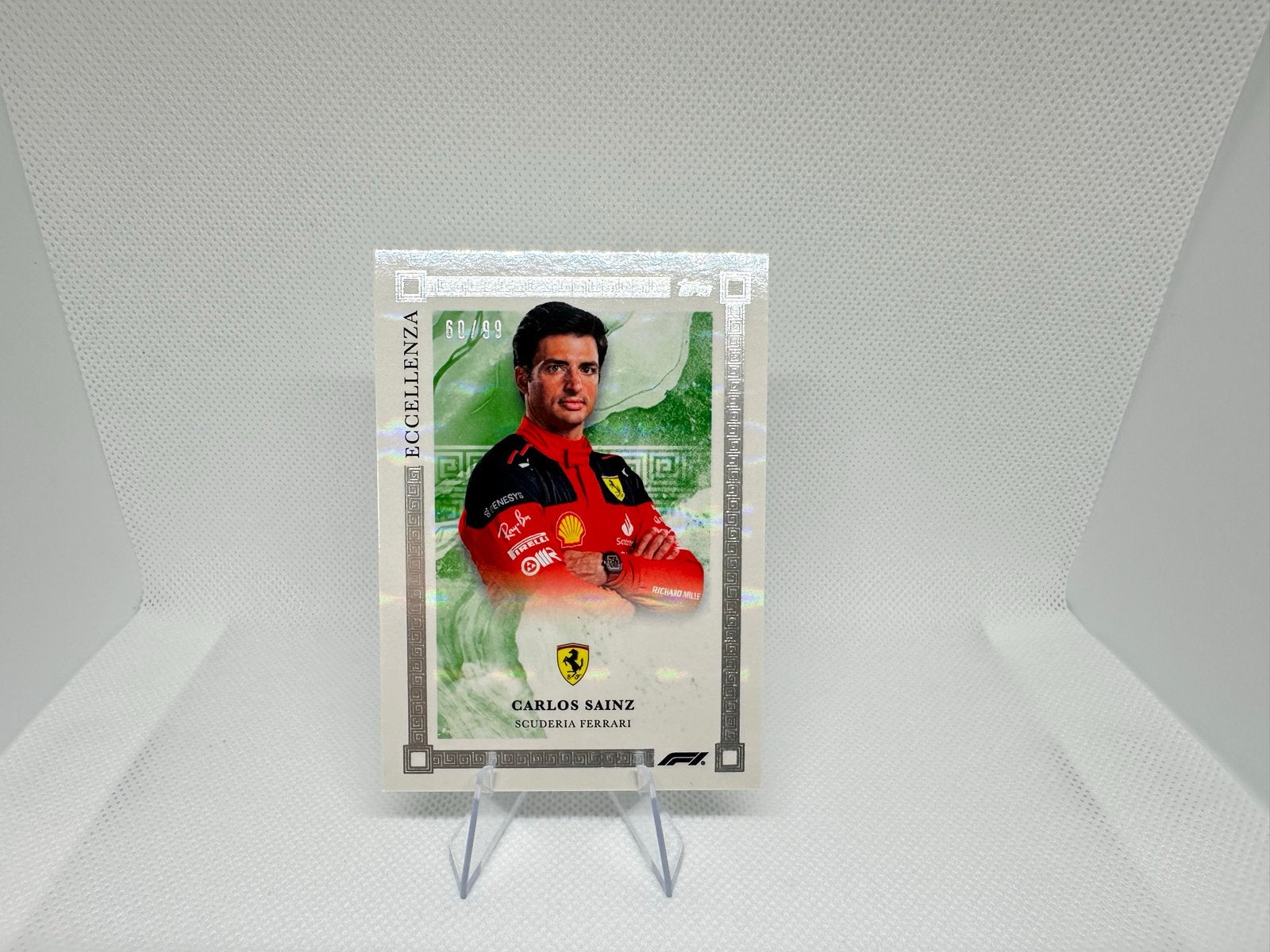 Carlos Sainz Topps Eccellenza F1 Kaart 60/99, Ophalen of Verzenden, Zo goed als nieuw, Formule 1