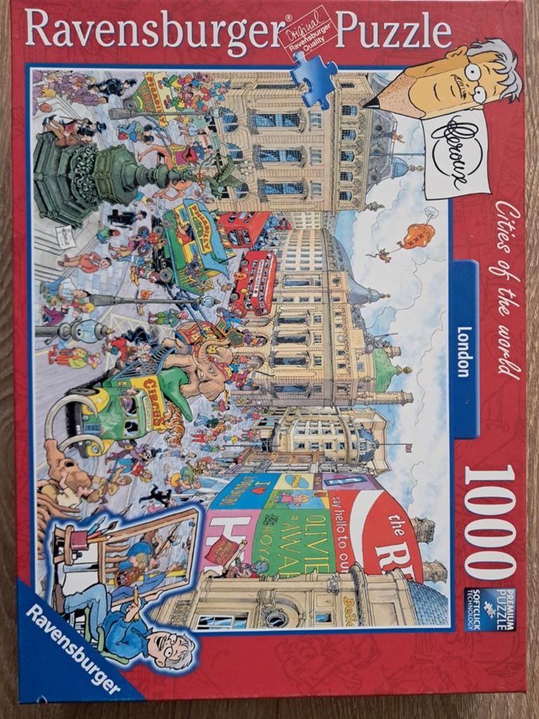 Ravensburger Legpuzzel London 1000 stukjes, Ophalen of Verzenden, 500 t/m 1500 stukjes, Zo goed als nieuw, Legpuzzel