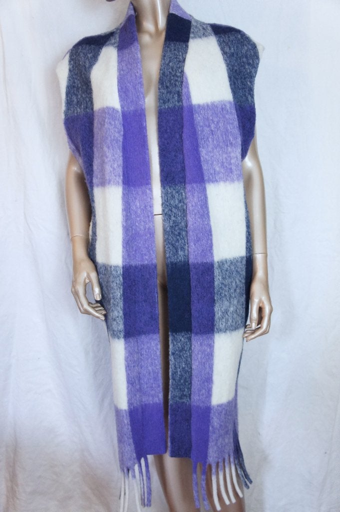 STUDIO ANNELOES gilet maat M (L) WOOL, Kleding | Dames, Verzenden, Zo goed als nieuw, Maat 38/40 (M), Paars