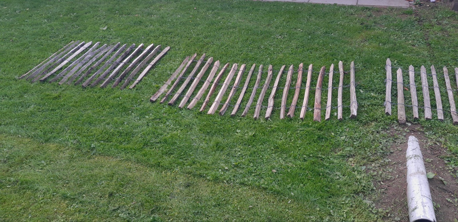 Schapenhek, 75 cm hoog. 9.20 lang, Tuin en Terras, Ophalen, Gebruikt, Hout, Tuinhek