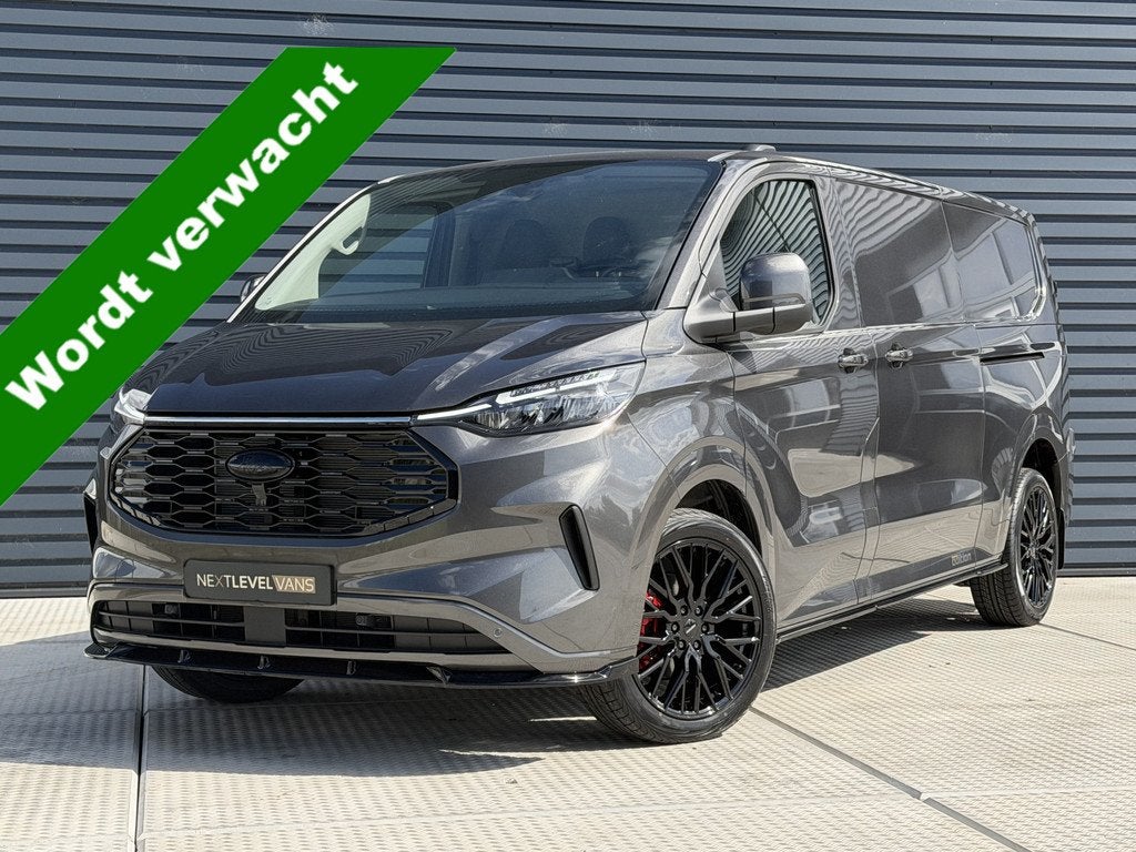 Ford E-Transit Cust. 340 L2H1 Limited 71 kWh NEXT LEVEL 2 x, Gebruikt, Zwart, Leder, Ford