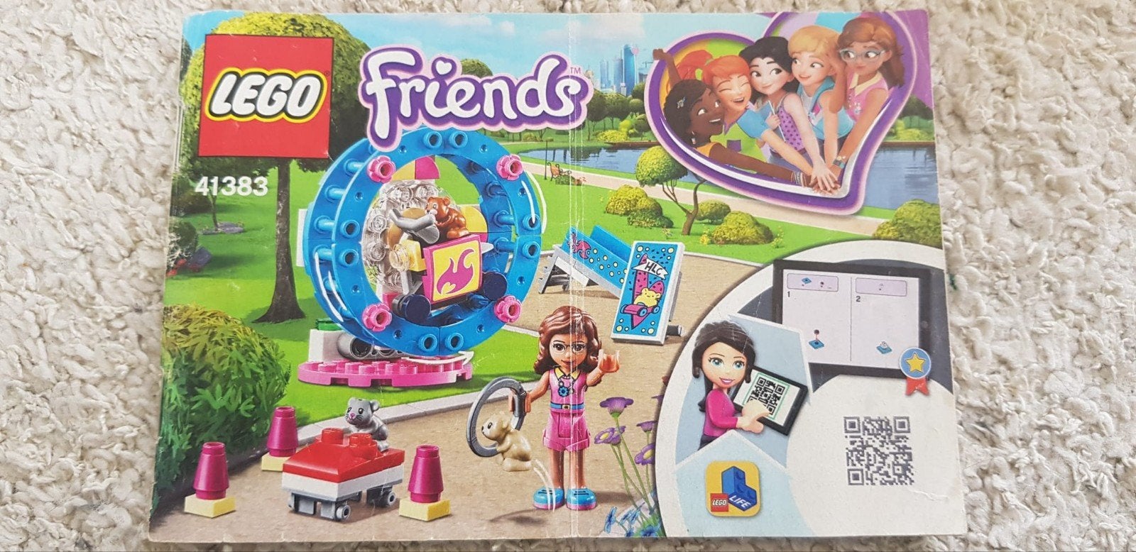 LEGO Friends 41383 Emma's Speeltuin Hamster, Compleet, Gebruikt, Lego, Friends