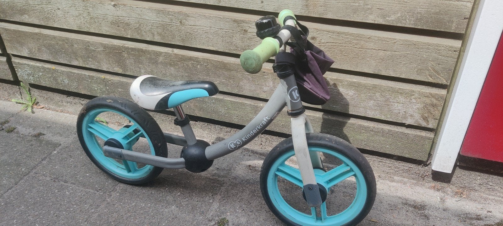 Kinderkraft loopfiets - Grijs/Blauw, Ophalen, Gebruikt, Minder dan 16 inch, Kinderkraft