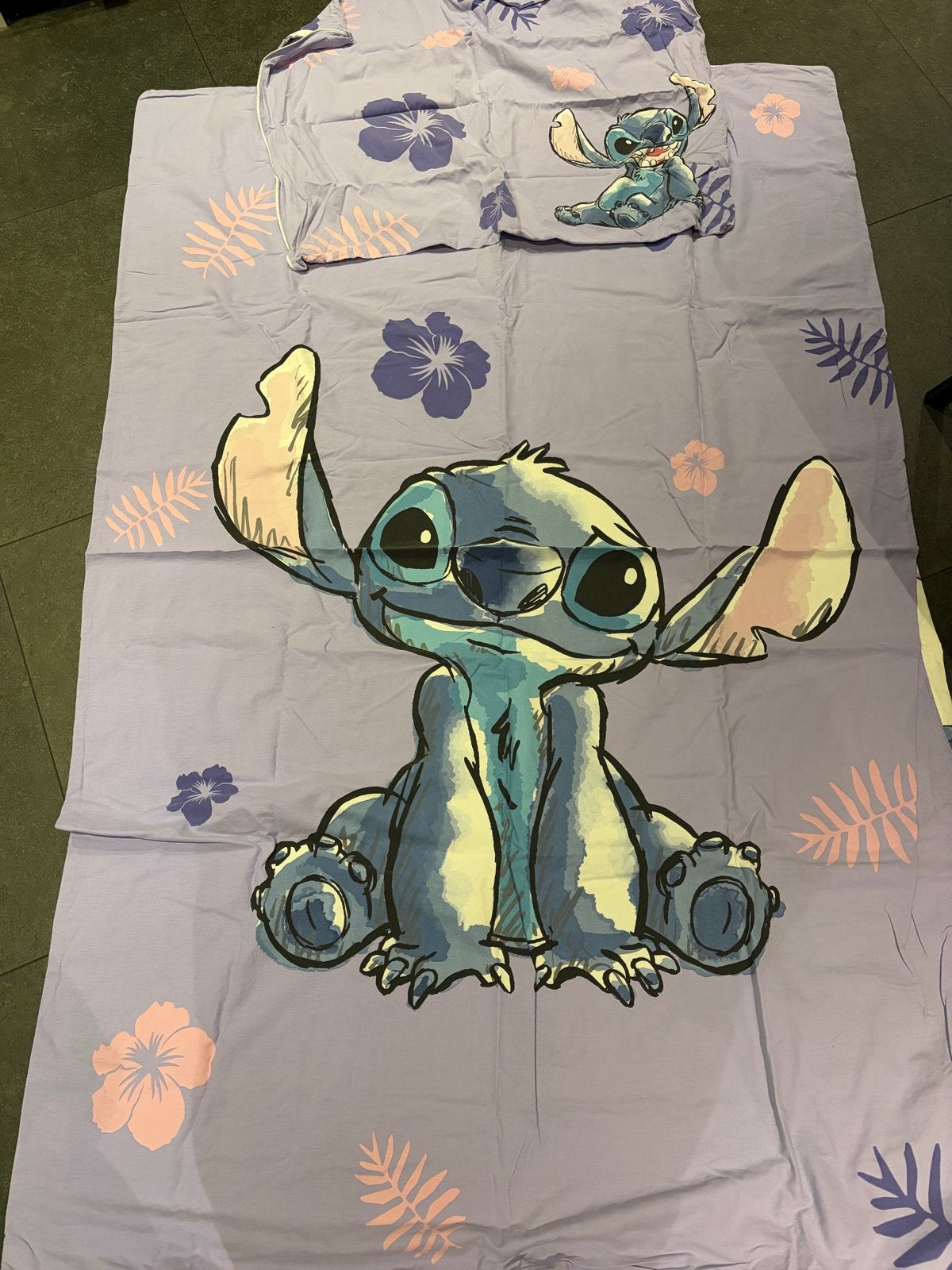 Set van Stitch Dekbedovertrek, Knuffel, Tas & 3 Hangers, Ophalen, Zo goed als nieuw, Jongen of Meisje
