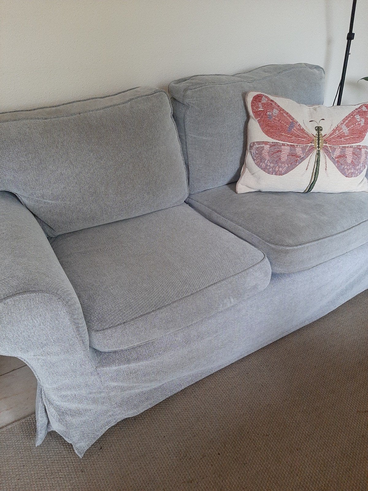 Ikea Ektorp bank 2-zits, Gebruikt, 150 tot 200 cm, Tweepersoons, 75 tot 100 cm