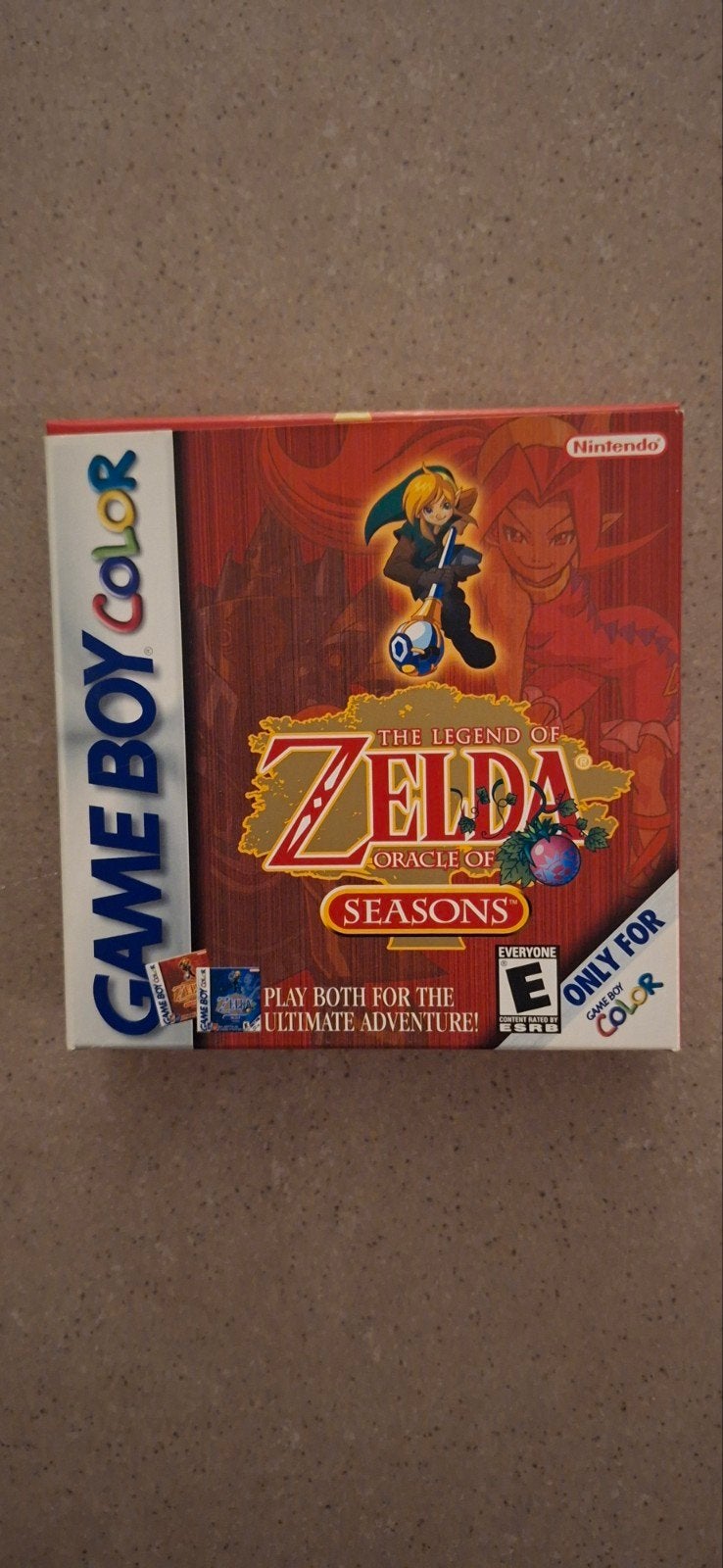 Zelda Oracle Of Seasons CIB USA - 1, Spelcomputers en Games, Games | Nintendo Game Boy, Avontuur en Actie, 1 speler, Ophalen of Verzenden
