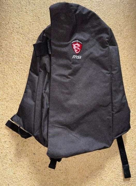 MSI Gaming Laptop Rugzak, Gebruikt, Grijs, 17 inch of meer, Ophalen of Verzenden