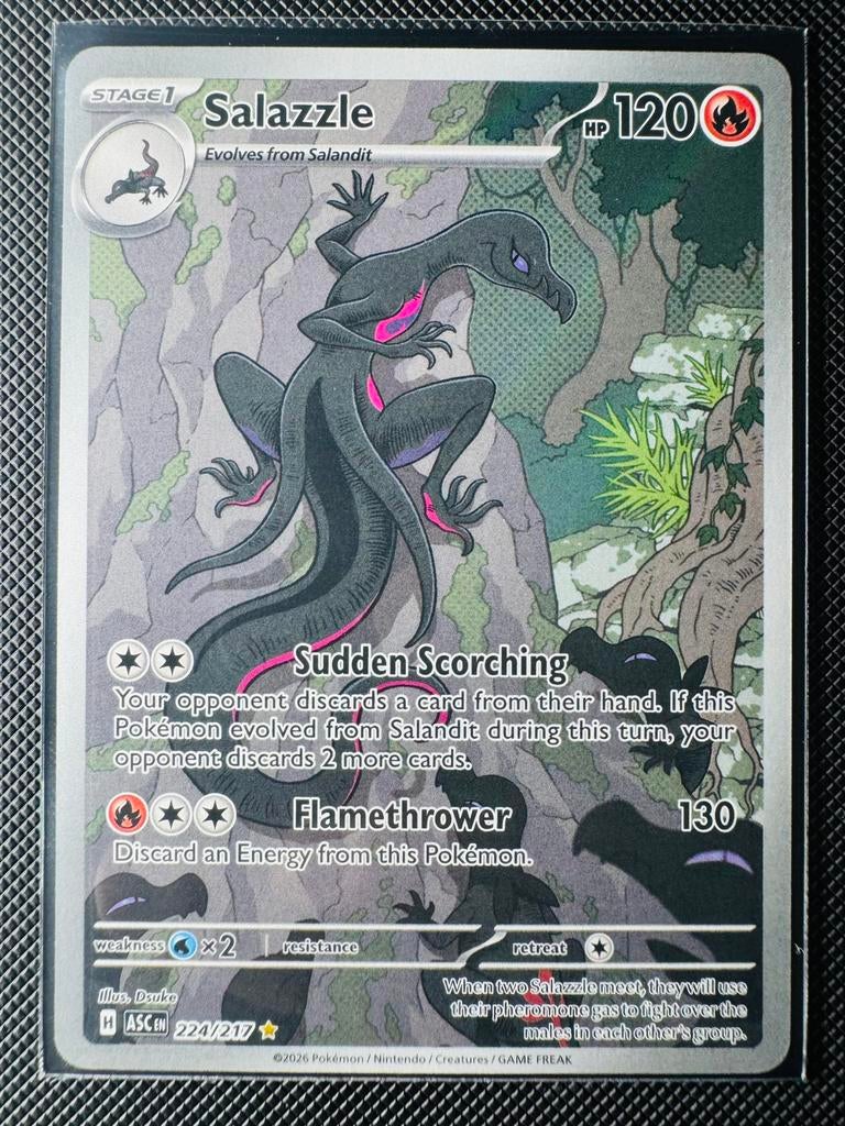 Pokémon Salazzle #224 Ascended Heroes, Ophalen of Verzenden, Zo goed als nieuw