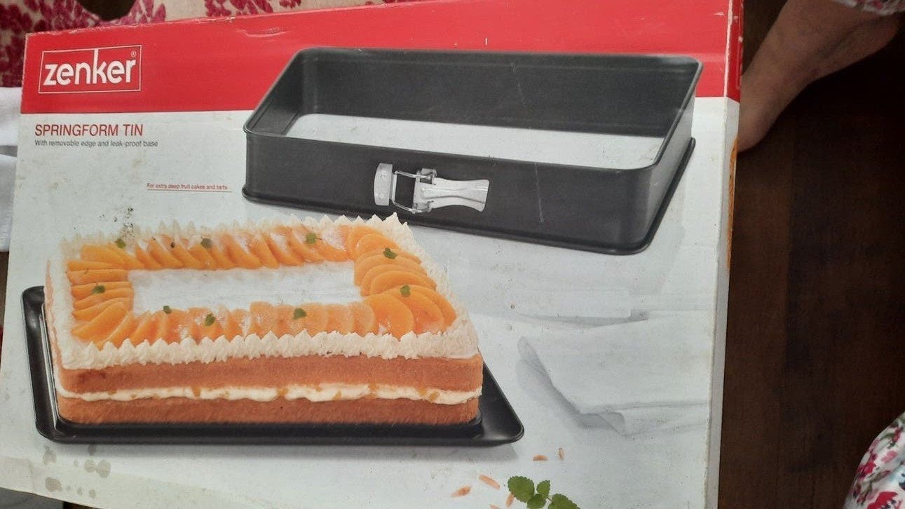 Zenker Bakplaat Springvorm voor Fruitvlaai en Taart, Overige typen, Nieuw, Ophalen of Verzenden, Zwart