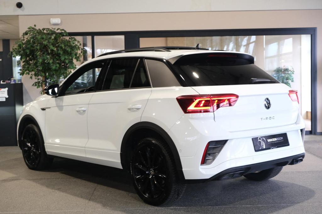 Volkswagen T-Roc 1.5 TSI 2x R-Line DSG Pano IQ Led Navi ACC, Auto's, 4 cilinders, 150 pk, Wit, Origineel Nederlands