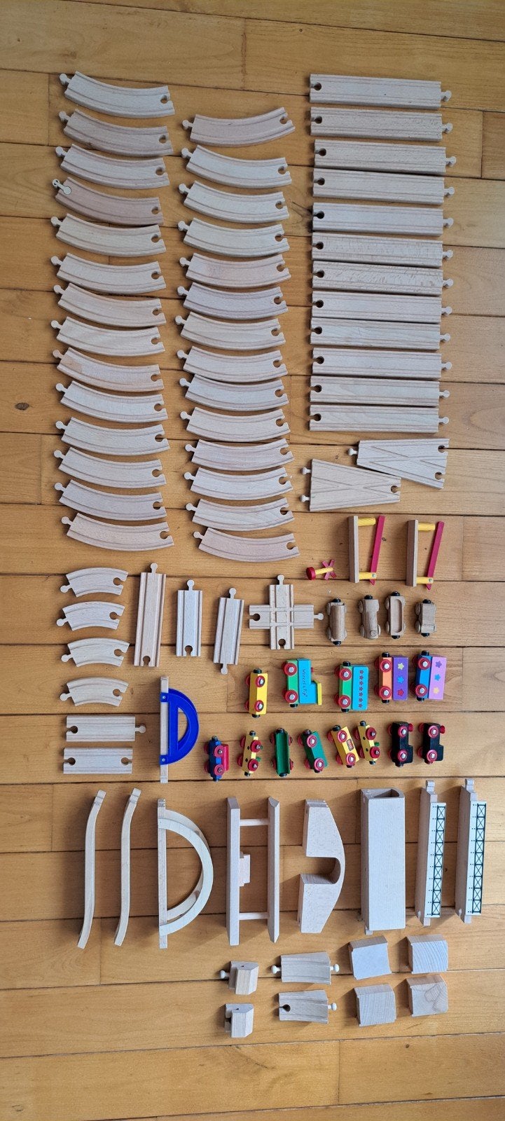 Uitgebreide Brio trein set (ca 85 items), Ophalen, Gebruikt