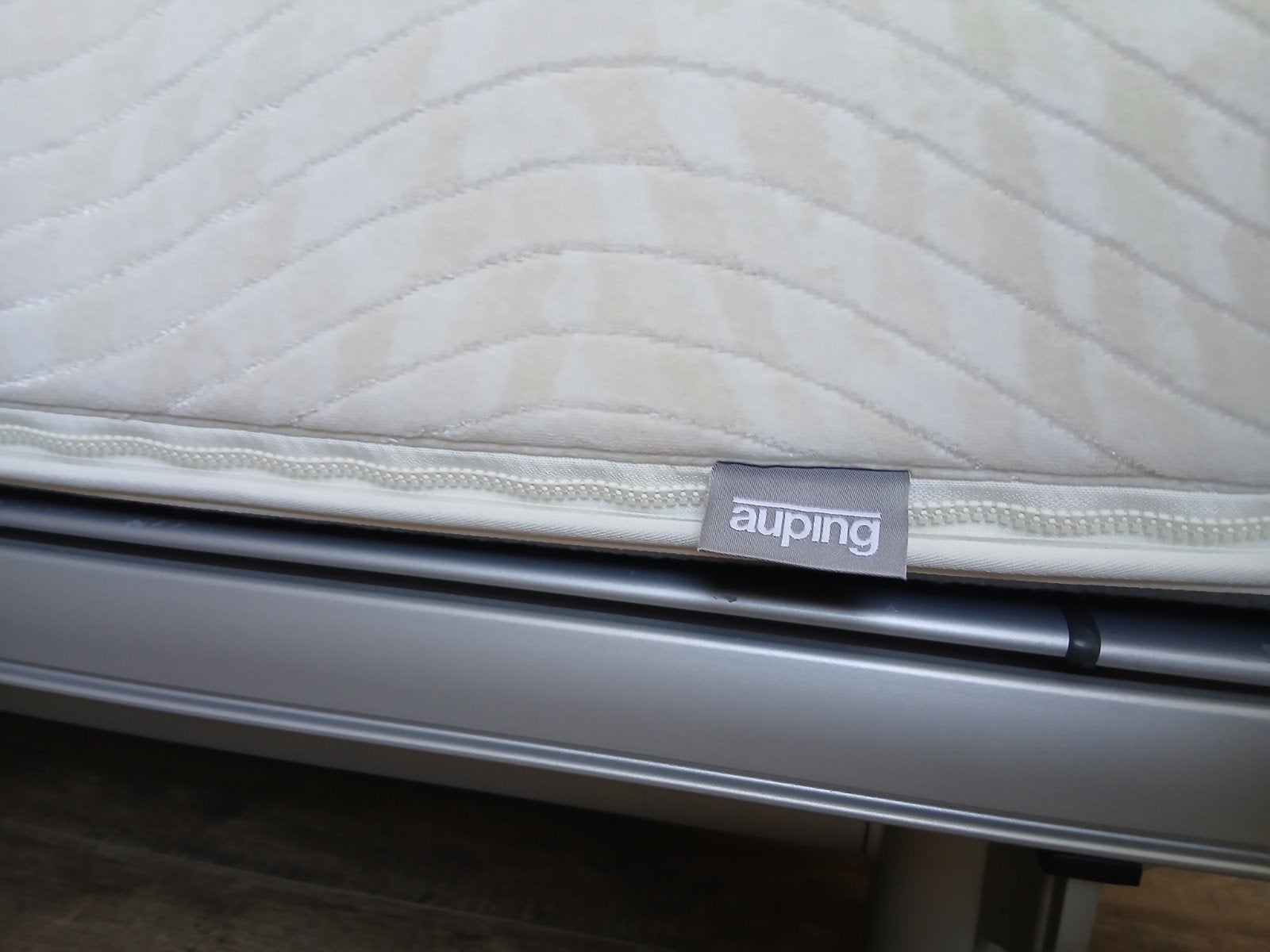 Auping verstelbaar bed 180x200 cm met matrassen, Tweepersoons, Ophalen of Verzenden, 180 cm, 200 cm