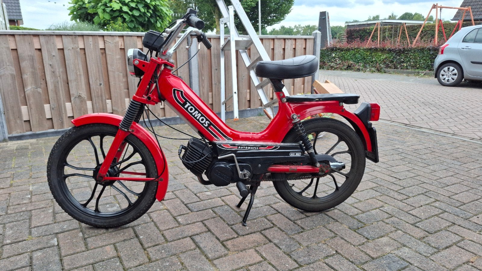 Tomos a3 geel kenteken, Fietsen en Brommers, Ophalen, Gebruikt, Maximaal 45 km/u, 2 versnellingen