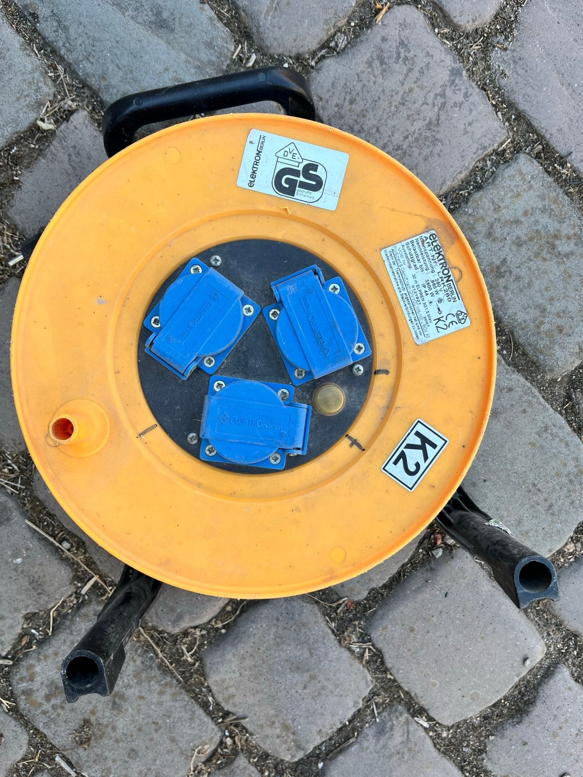 Kabelhaspel 30m - Elektron Berlin LRK280, Ophalen of Verzenden, Gebruikt, Overige merken, Kabelhaspel