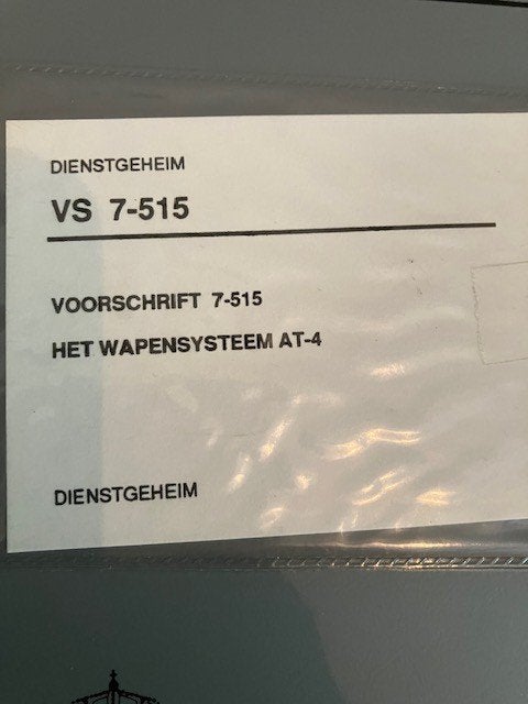 Voorschrift  Bren, MAG, Diemaco, Bren, .50, Karabijn, etc..., Verzamelen, Ophalen of Verzenden, Landmacht, Nederland, Overige typen