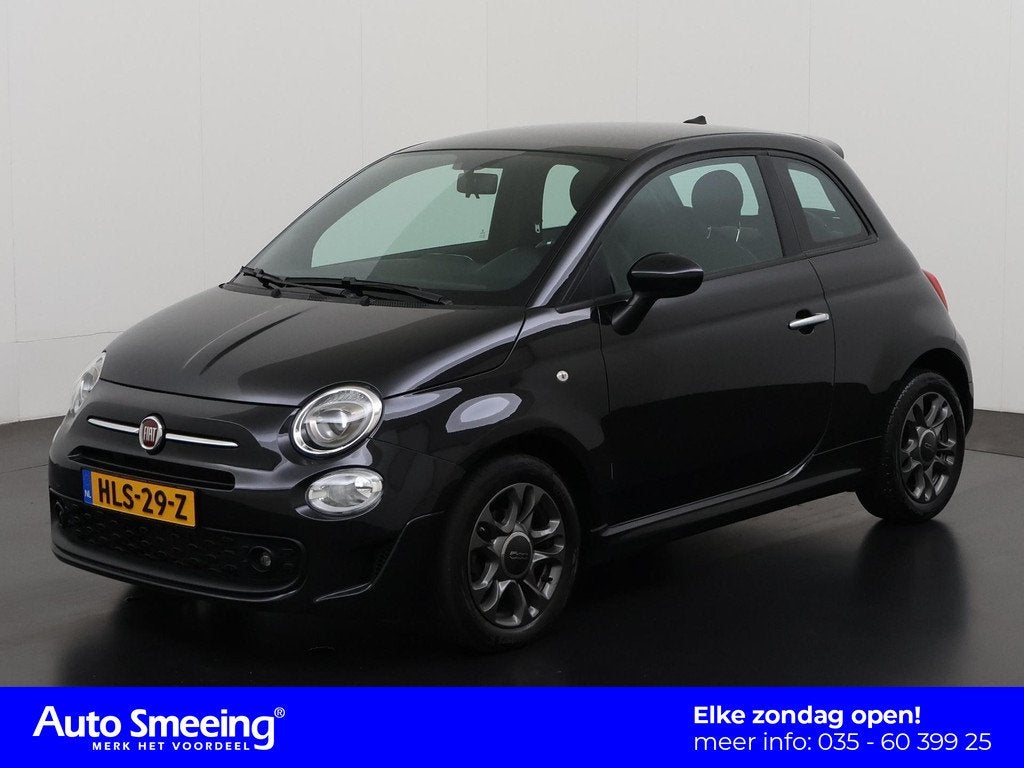 Fiat 500 1.0 Hybrid Cult | Airco | Lichtmetalen Velgen | 12, Auto's, Fiat, Voorwielaandrijving, 12 maanden, Stof, Gebruikt