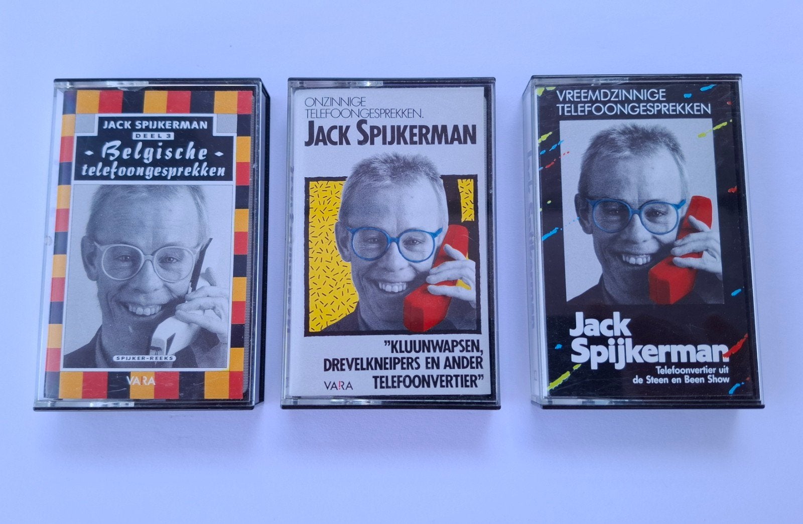 Jack Spijkerman 3x cassette, Gebruikt, 2 t/m 25 bandjes, Overige genres, Ophalen of Verzenden