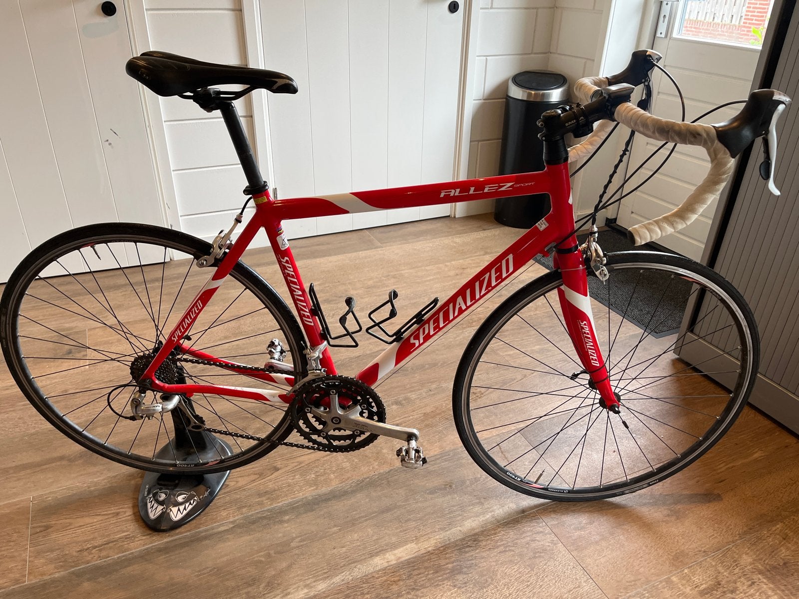 Specialized Allez racefiets - Rood/Wit, 28 inch, Gebruikt, Aluminium, Meer dan 20 versnellingen