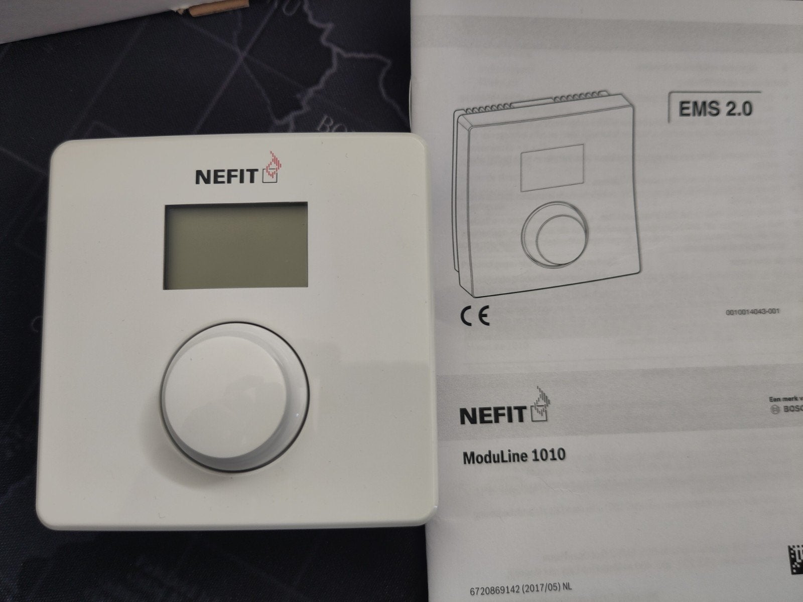 Nefit ModuLine 1010 thermostaat - Zo goed als nieuw, Ophalen of Verzenden, Slimme thermostaat, Zo goed als nieuw