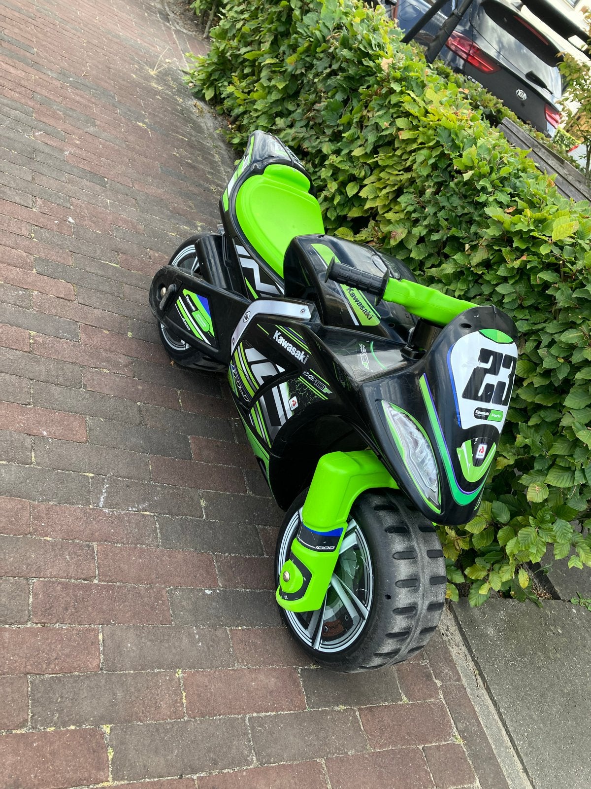 Kawasaki loopmotor, Kinderen en Baby's, Speelgoed | Buiten | Voertuigen en Loopfietsen, Ophalen, Gebruikt, Loopfiets